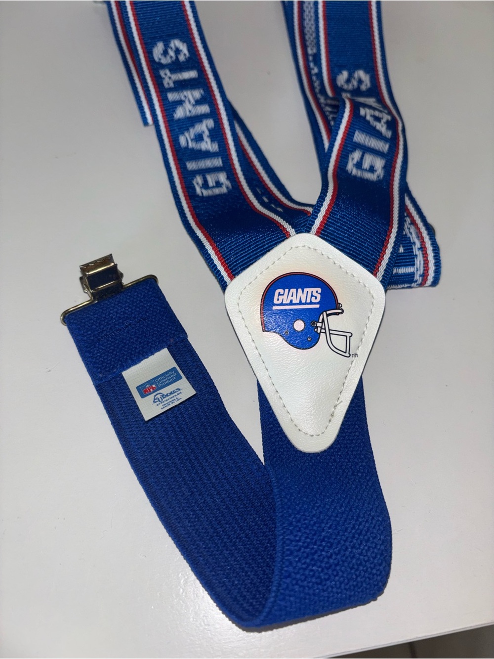 Vintage New York Giants Suspenders